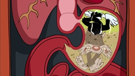 Screenshots from the 2003 Warner Bros. cartoon Museum Scream