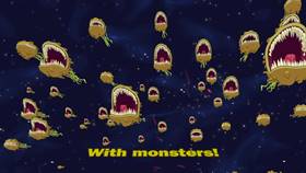 Screenshots from the 2003 Warner Bros. cartoon Duck Dodgers in Attack of the Drones