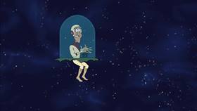 Screenshots from the 2003 Warner Bros. cartoon Duck Dodgers in Attack of the Drones