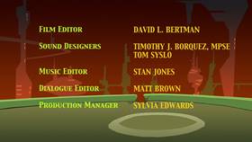 Screenshots from the 2003 Warner Bros. cartoon Duck Dodgers in Attack of the Drones