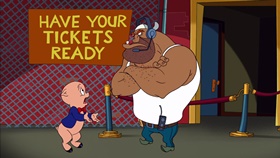 Screenshots from the 2003 Warner Bros. cartoon My Generation G...G...Gap