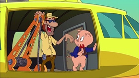 Screenshots from the 2003 Warner Bros. cartoon My Generation G...G...Gap