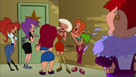 Screenshots from the 2003 Warner Bros. cartoon My Generation G...G...Gap