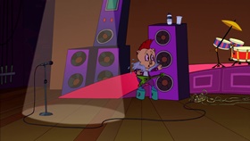 Screenshots from the 2003 Warner Bros. cartoon My Generation G...G...Gap