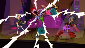 Screenshots from the 2003 Warner Bros. cartoon My Generation G...G...Gap