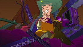 Screenshots from the 2003 Warner Bros. cartoon My Generation G...G...Gap