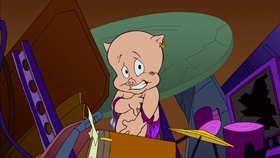 Screenshots from the 2003 Warner Bros. cartoon My Generation G...G...Gap