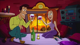 Screenshots from the 2003 Warner Bros. cartoon My Generation G...G...Gap