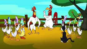 Screenshots from the 2003 Warner Bros. cartoon Cock-A-Doodle-Duel
