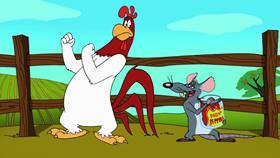 Screenshots from the 2003 Warner Bros. cartoon Cock-A-Doodle-Duel