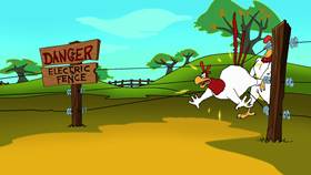 Screenshots from the 2003 Warner Bros. cartoon Cock-A-Doodle-Duel