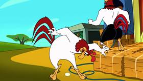 Screenshots from the 2003 Warner Bros. cartoon Cock-A-Doodle-Duel