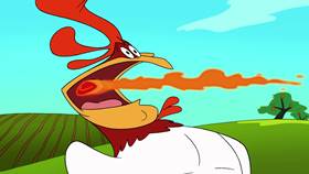 Screenshots from the 2003 Warner Bros. cartoon Cock-A-Doodle-Duel