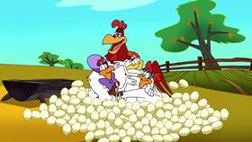 Screenshots from the 2003 Warner Bros. cartoon Cock-A-Doodle-Duel