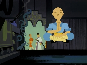 Screenshots from the 2003 Cartoon Network Studios cartoon Jack, the Monks and the Ancient Master