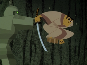 Screenshots from the 2003 Cartoon Network Studios cartoon Jack, the Monks and the Ancient Master