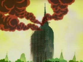 Screenshots from the 2003 Cartoon Network Studios cartoon Jack, the Monks and the Ancient Master