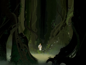 Screenshots from the 2003 Cartoon Network Studios cartoon Jack, the Monks and the Ancient Master