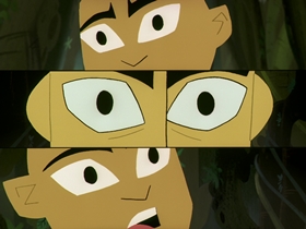 Screenshots from the 2003 Cartoon Network Studios cartoon Jack, the Monks and the Ancient Master