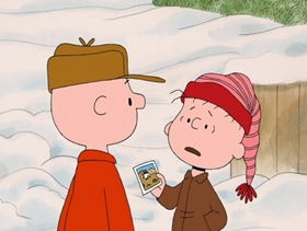 Screenshots from the 2003 Bill Melendez Productions cartoon I Want a Dog for Christmas, Charlie Brown