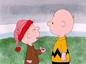Screenshots from the 2003 Bill Melendez Productions cartoon I Want a Dog for Christmas, Charlie Brown