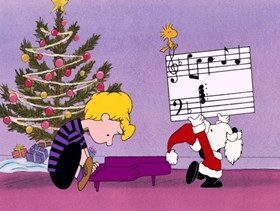 Screenshots from the 2003 Bill Melendez Productions cartoon I Want a Dog for Christmas, Charlie Brown