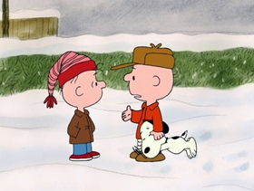 Screenshots from the 2003 Bill Melendez Productions cartoon I Want a Dog for Christmas, Charlie Brown
