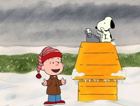 Screenshots from the 2003 Bill Melendez Productions cartoon I Want a Dog for Christmas, Charlie Brown