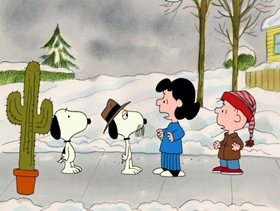 Screenshots from the 2003 Bill Melendez Productions cartoon I Want a Dog for Christmas, Charlie Brown