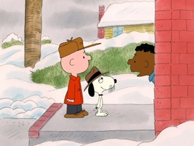 Screenshots from the 2003 Bill Melendez Productions cartoon I Want a Dog for Christmas, Charlie Brown