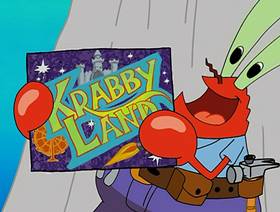 Screenshots from the 2004 United Plankton Pictures cartoon Krabby Land