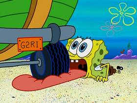 Screenshots from the 2004 United Plankton Pictures cartoon Krabby Land