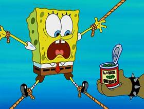 Screenshots from the 2004 United Plankton Pictures cartoon Krabby Land