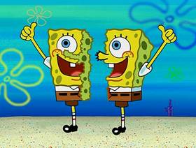 Screenshots from the 2004 United Plankton Pictures cartoon Krabby Land