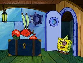 Screenshots from the 2004 United Plankton Pictures cartoon Krabby Land