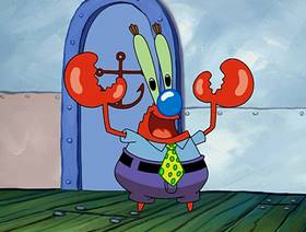 Screenshots from the 2004 United Plankton Pictures cartoon Krabby Land