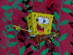 Screenshots from the 2004 United Plankton Pictures cartoon The Camping Episode