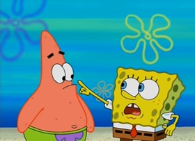 Screenshots from the 2004 United Plankton Pictures cartoon Missing Identity