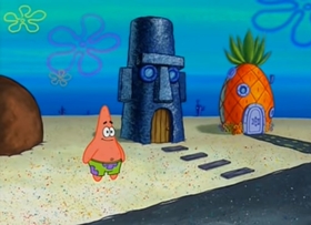 Screenshots from the 2004 United Plankton Pictures cartoon Missing Identity