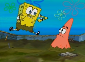 Screenshots from the 2004 United Plankton Pictures cartoon Missing Identity