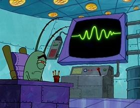 Screenshots from the 2004 United Plankton Pictures cartoon Plankton