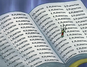 Screenshots from the 2004 United Plankton Pictures cartoon Plankton