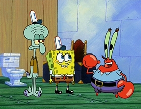 Screenshots from the 2004 United Plankton Pictures cartoon Plankton