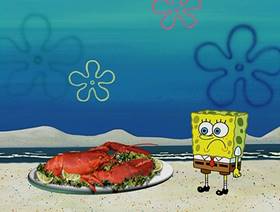 Screenshots from the 2004 United Plankton Pictures cartoon SpongeBob Meets the Strangler