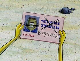 Screenshots from the 2004 United Plankton Pictures cartoon SpongeBob Meets the Strangler