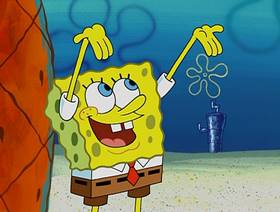 Screenshots from the 2004 United Plankton Pictures cartoon SpongeBob Meets the Strangler