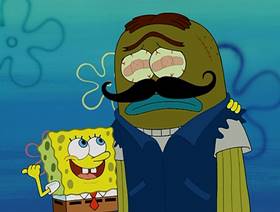Screenshots from the 2004 United Plankton Pictures cartoon SpongeBob Meets the Strangler