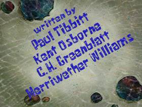 Screenshots from the 2004 United Plankton Pictures cartoon SpongeBob Meets the Strangler