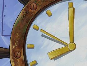 Screenshots from the 2004 United Plankton Pictures cartoon SpongeBob Meets the Strangler