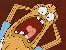 Screenshots from the 2004 United Plankton Pictures cartoon Pranks a Lot